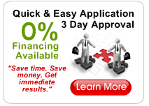 Quick & Easy 0% Financing